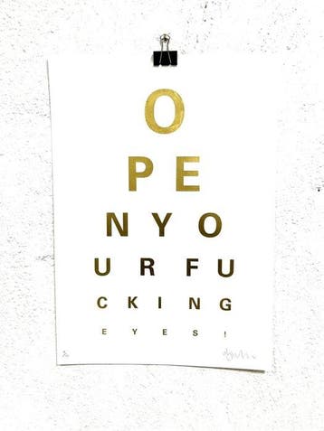 Alex Bucklee (XX) - Eye Test - Gold Hot Foil