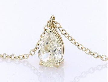 Zonder minimumprijs - Ketting met hanger - 14 karaat Geel