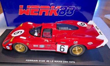 WERK83 1:18 - Model raceauto - SEFAC - FERRARI 512 S LE