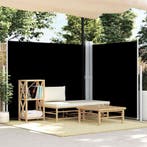 vidaXL Windscherm uittrekbaar 180x600 cm zwart, Verzenden, Nieuw