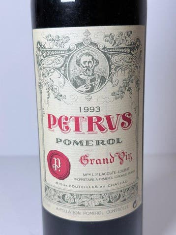 1993 Petrus - Pomerol Grand Vin - 1 Fles (0,75 liter), Collections