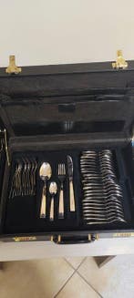 sciola - Bestekset voor 12 personen (75) - 24 kt goud -