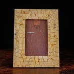 Cadre en bambou naturel corail - Article exclusif -, Antiquités & Art