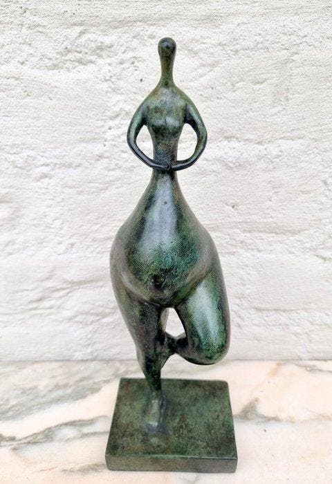 Beeldje - An abstract Ballerina - Brons, Antiek en Kunst, Kunst | Designobjecten