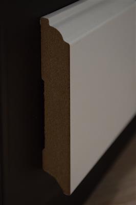 Oppio Witte folieplint Praag 15x70x2400mm, Ophalen of Verzenden, Nieuw