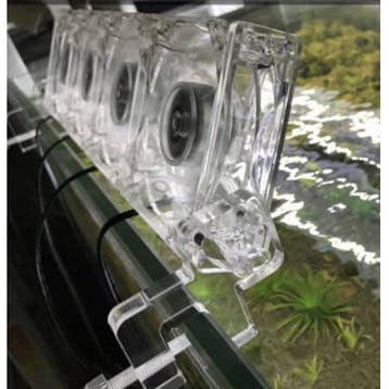 Transparante regelbare aquarium cooler (6 fans), Dieren en Toebehoren, Verzenden, Nieuw