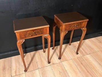 Table de chevet (2) - Bois, Verre