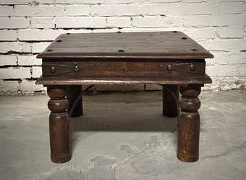 Centre de table - Table d’appoint - Bois de teck - Table, Antiquités & Art