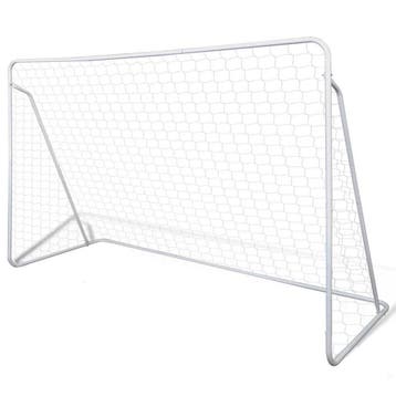 vidaXL Voetbaldoelset hoogwaardig 240x90x150 cm staal, Sport en Fitness, Verzenden, Nieuw