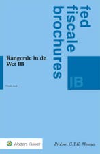 Rangorde in de Wet IB 9789013148046 G.T.K. Meussen, Boeken, Verzenden, Zo goed als nieuw, G.T.K. Meussen