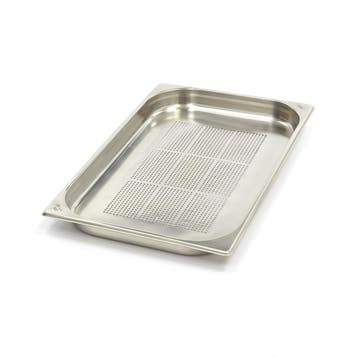 Gastronorm Bak - 1/1 GN - 4 cm Diep - RVS - Geperforeerd, Verzenden, Nieuw in verpakking, Transport en Opslag