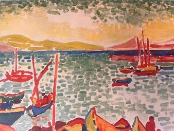 André Derain (1880-1954) - Barques dans le port de Colioure