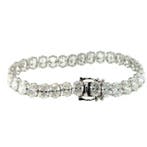 Armband - 14 karaat Witgoud - 18.53ct. tw. Diamant