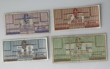 Pays-Bas. - Complete set Kampgeld Lager Westerbork - 10,