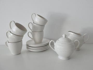 Wedgwood - Service à thé et café (14) - Windsor - Porcelaine