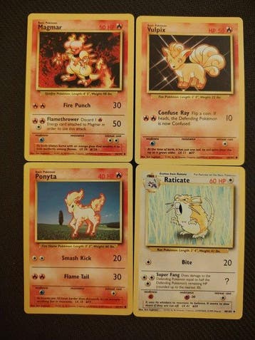 Pokémon - 45 Onvolledige set - WOTC - Base set