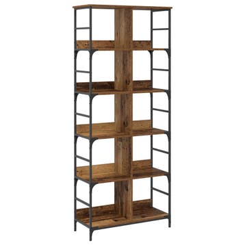 vidaXL Boekenplank Oud hout 78,5 x 33 x 188,5 cm metaal PB, Verzenden, Nieuw