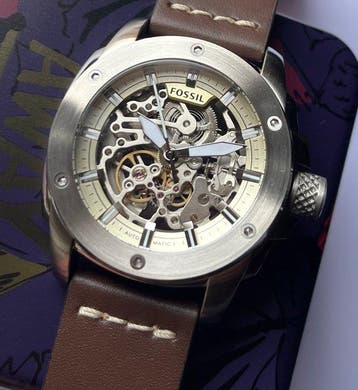 Fossil - Zonder minimumprijs - ME3083 Automatic - 44 mm -, Handtassen en Accessoires, Nieuw
