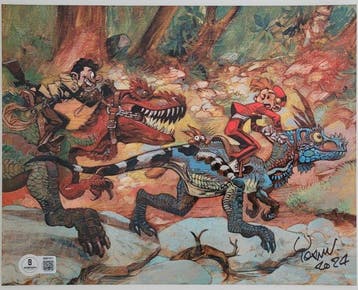 Spirou et Fantasio - Yoann (Artist) - Autograph, Photo with