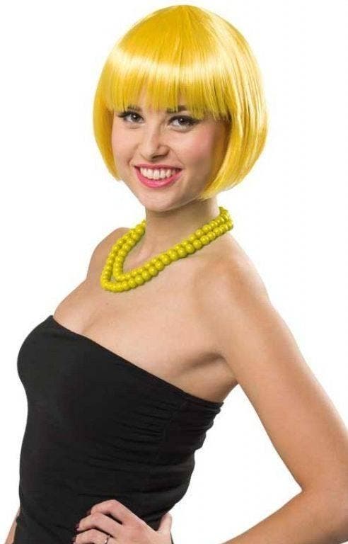 Bob Pruik Neon Geel, Hobby en Vrije tijd, Feestartikelen, Nieuw, Verzenden