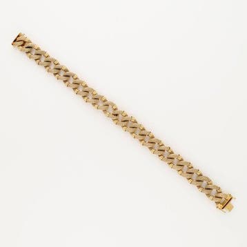 Bracelet - 18 carats Or jaune, Handtassen en Accessoires, Antieke sieraden
