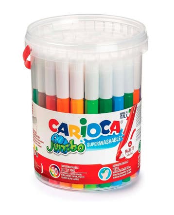 Carioca Jumbo Wasbare Viltstiften voor Kinderen Jumbo Box..., Ophalen of Verzenden, Nieuw