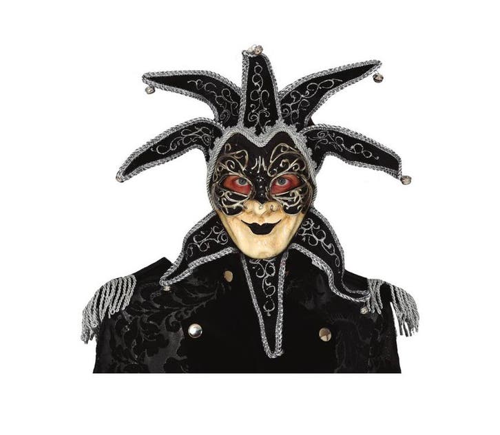 Venetiaans Masker Vrouw Zwart, Hobby en Vrije tijd, Feestartikelen, Nieuw, Verzenden