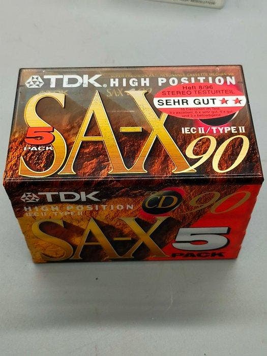TDK - – SA-X 90 & SA 90 – Audio-Kompaktkassetten Konvolut, TV, Hi-fi & Vidéo, Radios