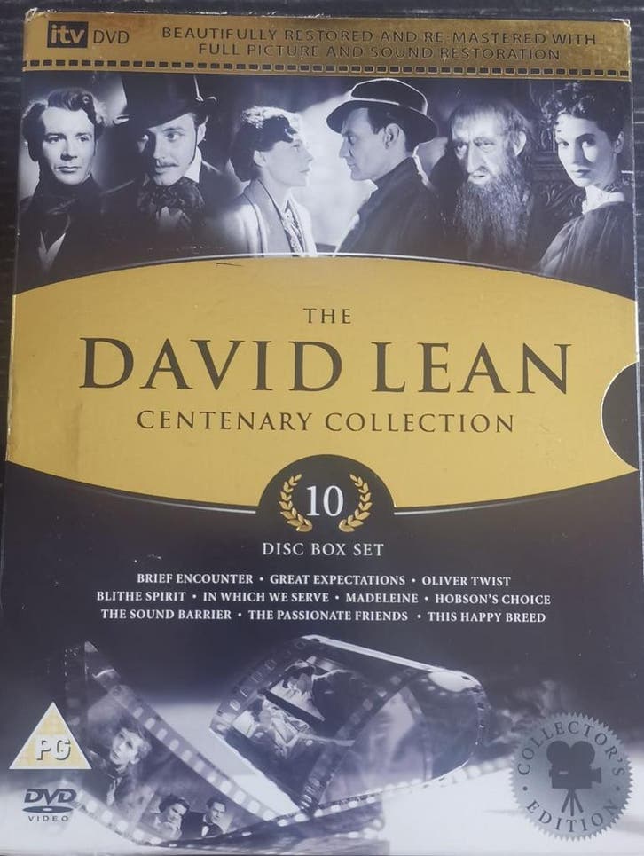 David Lean - 10 film box- re-mastered       Gratis verzenden, Cd's en Dvd's, Dvd's | Tv en Series, Zo goed als nieuw, Boxset, Overige genres