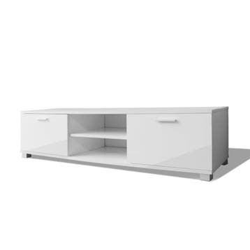 Tv-meubel 140cm wit | Retour deal | Knaller!, Verzenden