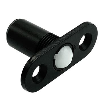 Nylon rolschieter / deurstopper zwart, Verzenden, Nieuw