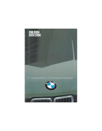 1983 BMW 5 SERIE BROCHURE NEDERLANDS, Ophalen of Verzenden