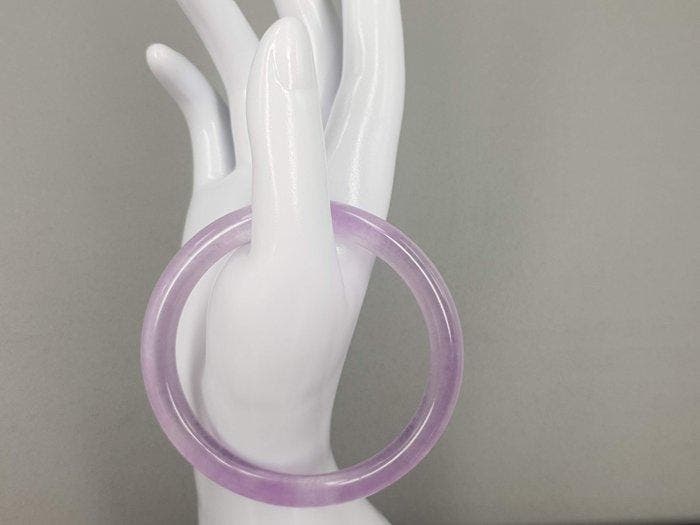 Natuurlijke edelsteen Lavendelmaanskwarts / Cirkel: 20 cm -, Collections, Minéraux & Fossiles