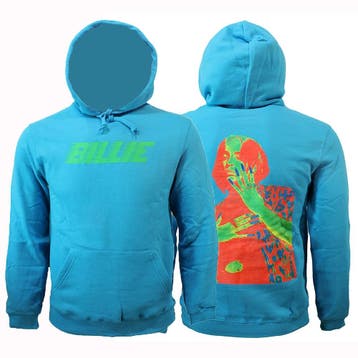 Billie Eilish Thermal Photo Neon Logo Hoodie Sweater Trui -, Nieuw