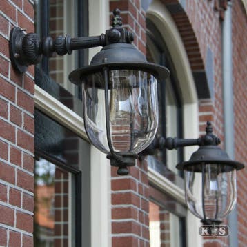 Buitenverlichting brons-koper Bronzen Buitenlamp Lindau Hang, Verzenden, Nieuw