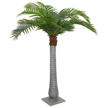 vidaXL Kunstpalmboom 15 blaadjes 200 cm groen, Verzenden