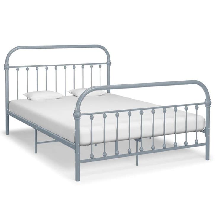 Bedframe 140x200cm grijs | Retour deal | Knallerprijs, Huis en Inrichting, Slaapkamer | Bedden, 140 cm, 200 cm, Grijs, Zo goed als nieuw