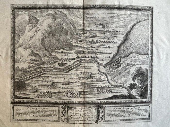 César - La Guerre des Suisses. Trad. par Louis XIV., Antiek en Kunst, Antiek | Boeken en Manuscripten