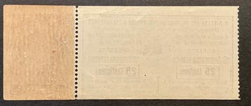 België 1891 - Telefoonzegel Leopold II - 25c Paars en Zwart