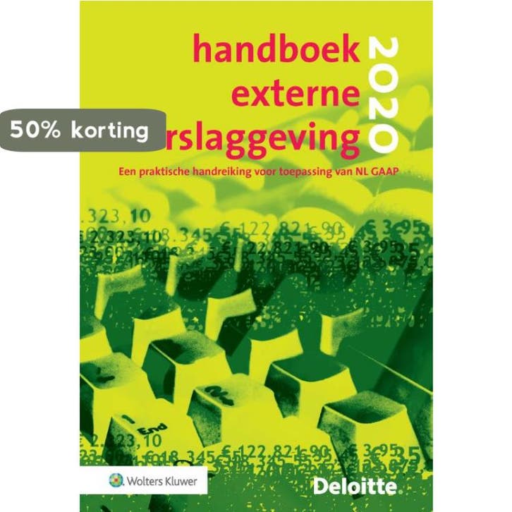 Handboek Externe Verslaggeving 2020 9789013157451, Boeken, Economie, Management en Marketing, Gelezen, Verzenden