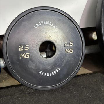 Lifemaxx - Crossmaxx - Halterschijven - Bumper Plates - 1,5, Ophalen of Verzenden, Overige typen