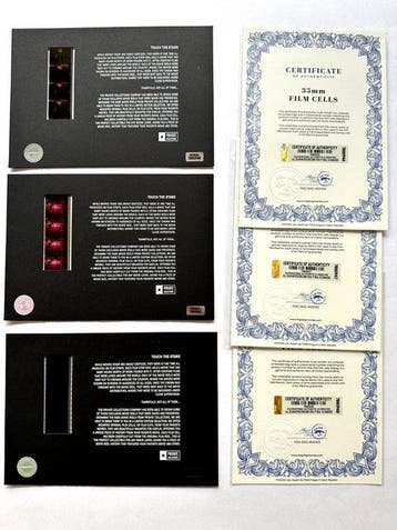 The Godfather – Extremely rare Trilogy Set of 3 Mounted 35mm, Verzamelen, Nieuw