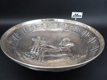 Schotel - .800 zilver - Meander-Dekor