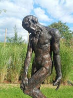 sculptuur, Rodin - 88 cm - Brons, Antiek en Kunst