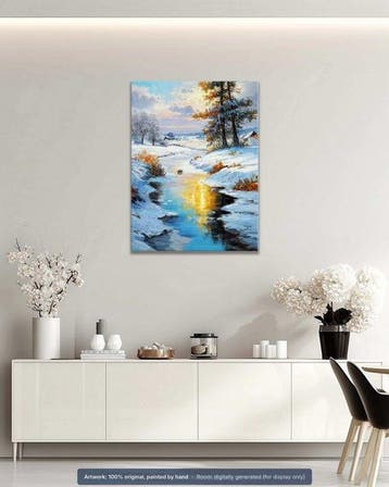 Stefano - Winter Creek at Dusk