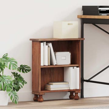 vidaXL Rekken met plank Bruin 47 x 16 x 55 cm Massief, Verzenden, Nieuw