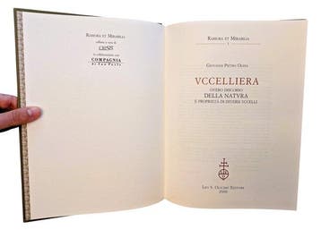 Olina / Solinas - Vccelliera overo Discorso della Natura e