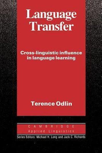 Language Transfer 9780521378093 Terence Odlin, Boeken, Verzenden, Gelezen, Terence Odlin