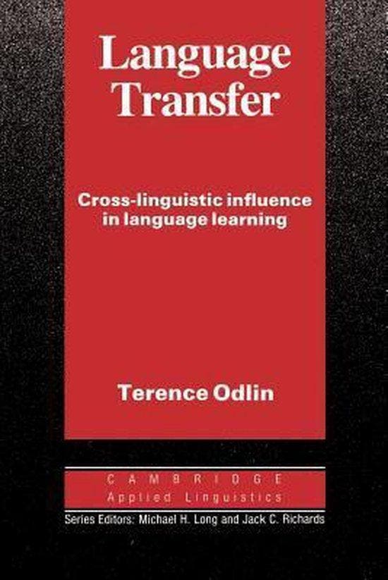Language Transfer 9780521378093 Terence Odlin, Boeken, Taal | Engels, Gelezen, Verzenden