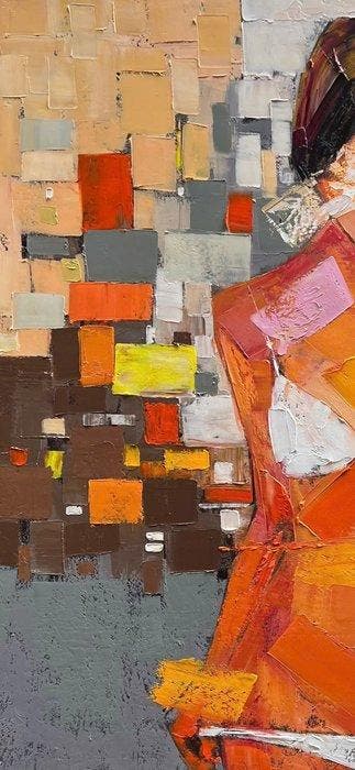 Hoang Anh - Fragments de désir 120 100 cm
